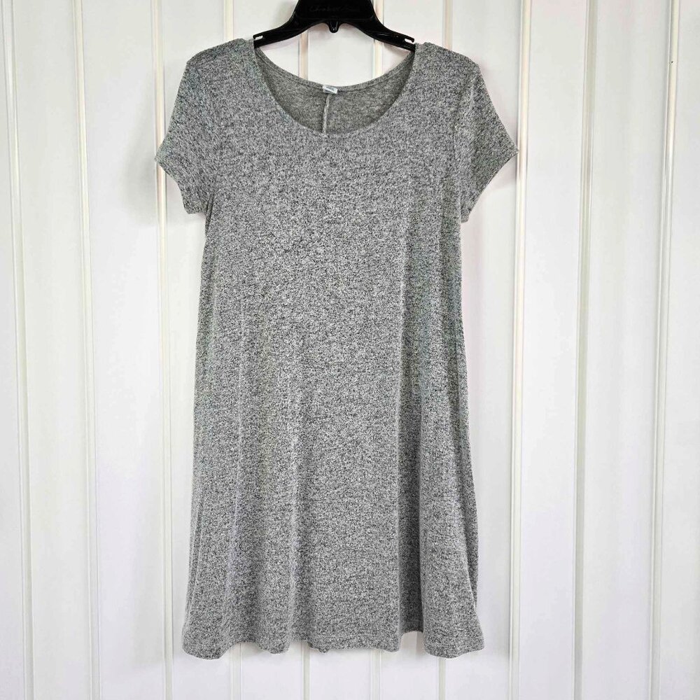 Old Navy Sun Dress T Shirt Dress Heathered Gray Women's Extra Small XS Stretchy